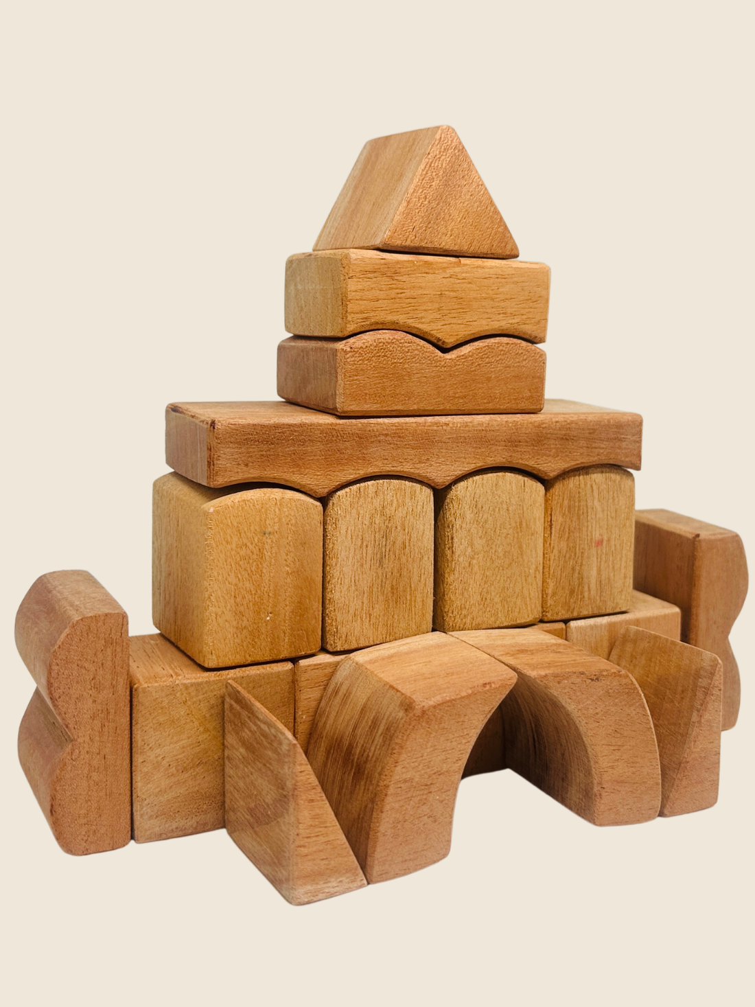 Ocean Adventure Wooden Building Blocks - 27 Pieces